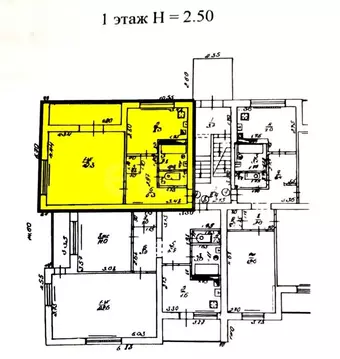 1-комнатная квартира: Добровольск, Советская улица, 7 (38.8 м)