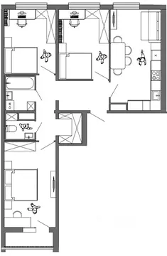3-к кв. Ульяновская область, Ульяновск Заводской проезд, 29А (81.06 м)