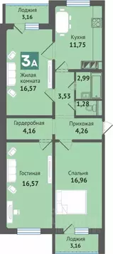 3-к кв. Марий Эл, Медведево городское поселение, Медведево пгт ул. ...