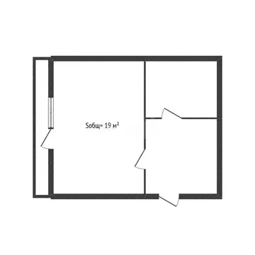 Квартира-студия: Новосибирск, улица Твардовского, 22/6 (19 м)