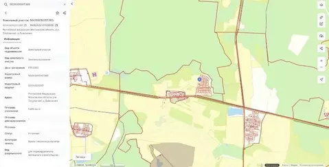 Участок в Московская область, Талдомский городской округ, д. Дьяконово ...