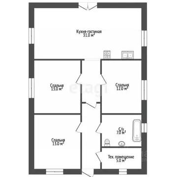 Дом в Томская область, Томский район, д. Новомихайловка, Кедры ДНП ул. ...