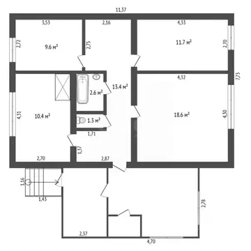 Таунхаус в Амурская область, Благовещенский район, с. Марково ул. ...