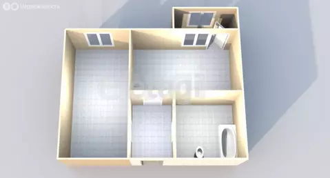 1-комнатная квартира: Холмск, улица Некрасова, 20 (40 м)