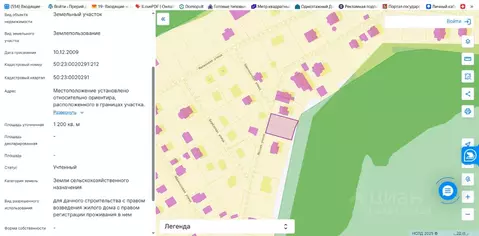 Участок в Московская область, Раменский муниципальный округ, Малиновка ...