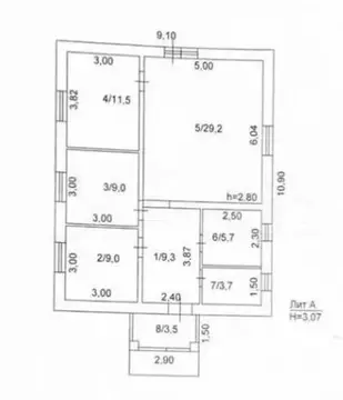 Дом в Пермский край, Пермский муниципальный округ, пос. Горный ул. ...