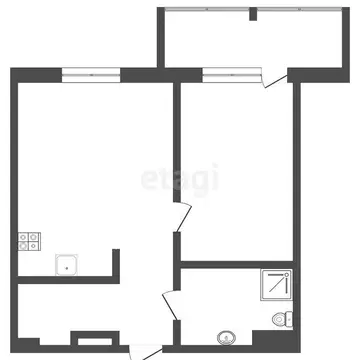 1-комнатная квартира: Тюмень, улица Александра Протозанова, 6 (39.7 м)