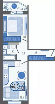 1-к кв. Орловская область, Орловский муниципальный округ, д. Образцово ...