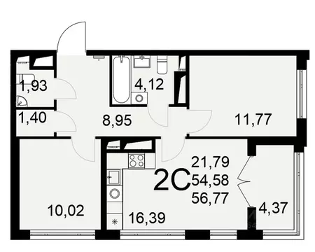 2-к кв. Тульская область, Тула Мясново мкр, Сегодня жилой комплекс ...