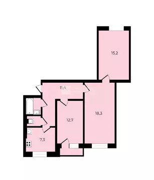 Продается 3-комнатная квартира