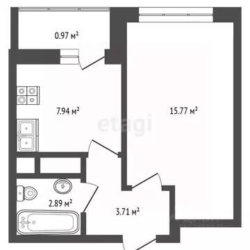 1-к кв. Московская область, Люберцы городской округ, Красково пгт ш. ...