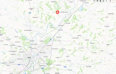 Участок в Орловская область, Орловский муниципальный округ, с. Паслово ...