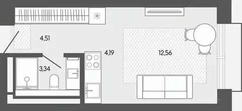 Студия Алтай, Майминский район, пос. Карлушка  (24.6 м)