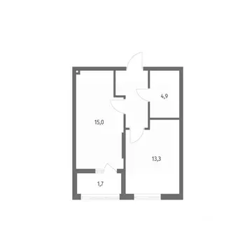 1-к кв. Калининградская область, Калининград пос. Лермонтовский, ул. ...