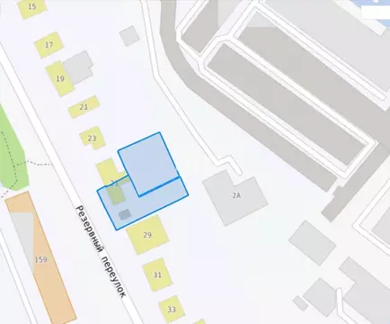 Участок в Калужская область, Калуга Резервный пер., 25 (10.8 сот.)