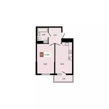 1-к кв. Ростовская область, Аксайский район, Щепкинское с/пос, пос. ...