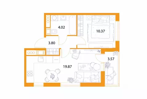 1-к кв. Ленинградская область, Всеволожский район, Свердловское ...