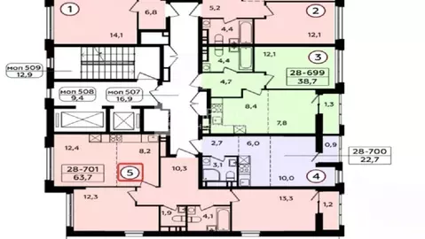 Продается 3-комнатная квартира
