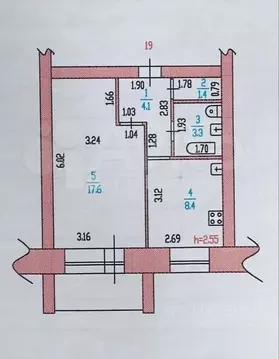 1-к кв. Алтайский край, Барнаул ул. Шумакова, 40 (34.0 м)