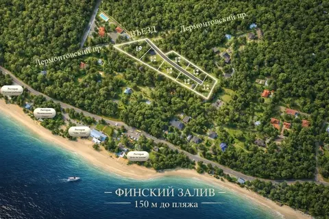 Участок в Санкт-Петербург пос. Репино, Приморское ш., 471Х (12.0 сот.)