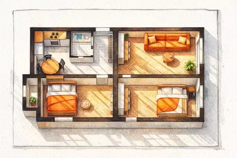 3-к кв. Самарская область, Чапаевск ул. Короленко, 68 (61.7 м)