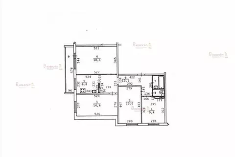 3-комнатная квартира: Екатеринбург, улица Фурманова, 113 (76 м)