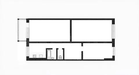 3-комнатная квартира: Белгород, улица Щорса, 2А (61.5 м)