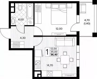 1-к кв. Краснодарский край, Анапа муниципальный округ, с. Сукко ...