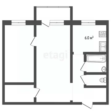 2-к кв. Вологодская область, Вологда Зосимовская ул., 83 (43.0 м)