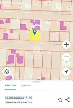 Участок в Таганрог, 15-й Артиллерийский переулок, 40 (4.04 м)
