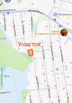 Участок в Псковская область, Великие Луки Зяблевая ул. (6.0 сот.)