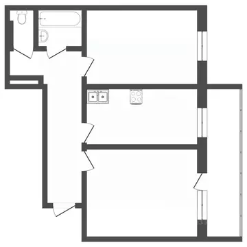 2-к кв. Тюменская область, Тюмень Войновка мкр, ул. Вербовая, 4к1 ...