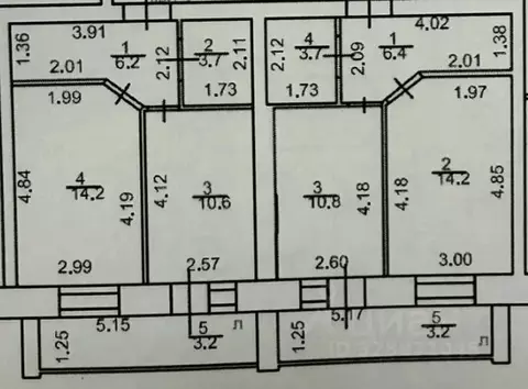 1-к кв. Марий Эл, Йошкар-Ола ул. Йывана Кырли, 31Б (40.0 м)