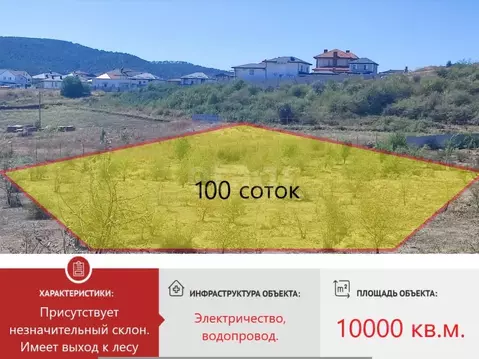 Участок в Крым, Симферопольский район, Трудовское с/пос, с. ...