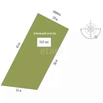 Участок в Симферопольский район, село Широкое (7.67 м)