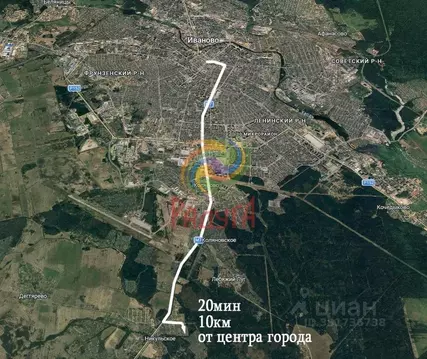 Участок в Ивановская область, Ивановский муниципальный округ, д. ...