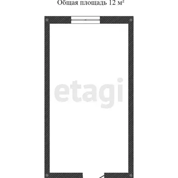 1к в -комнатной квартире (12 м)