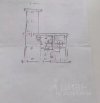 2-к кв. Мордовия, Саранск просп. 50 лет Октября, 20 (42.2 м)