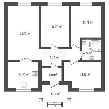 Дом в Брянская область, Брянский район, Новодарковичское с/пос, д. ...