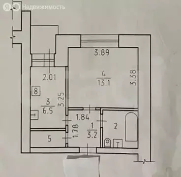 1-комнатная квартира: Ижевск, улица Степана Разина, 54 (29 м)