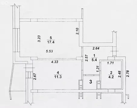 1-комнатная квартира: Воронеж, Московский проспект, 13/1 (40.1 м)