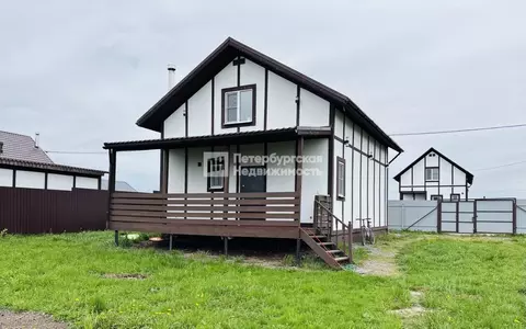 Дом в Ленинградская область, Тосненский район, Тельмановское городское ...
