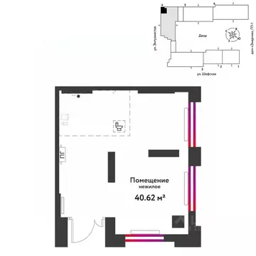 Торговая площадь в Свердловская область, Екатеринбург ул. Шефская, 22А ...