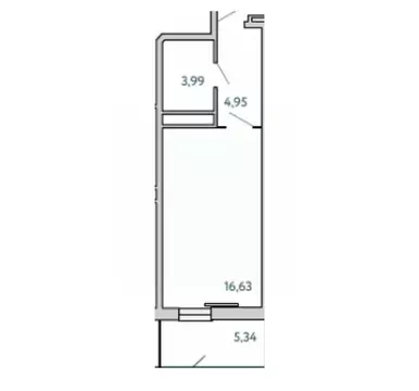 1-к кв. Крым, Ялта муниципальный округ, Виноградное пгт Космос Стей ...