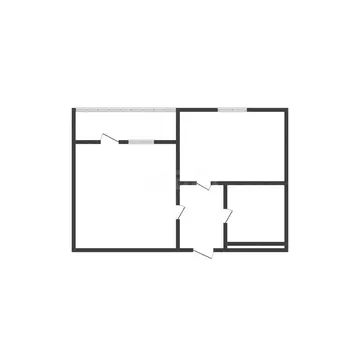 1-комнатная квартира: Белгород, улица Щорса, 55А (34 м)