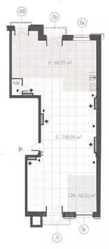 Свободной планировки кв. Иркутская область, Иркутск ул. Сурикова, 21А ...