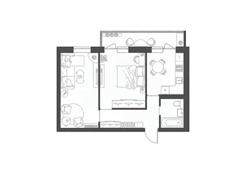 2-к кв. Волгоградская область, Волгоград Квартал жилой комплекс (52.11 ...