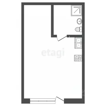 Студия Краснодарский край, Геленджик Верхняя ул., 4к1 (31.3 м)