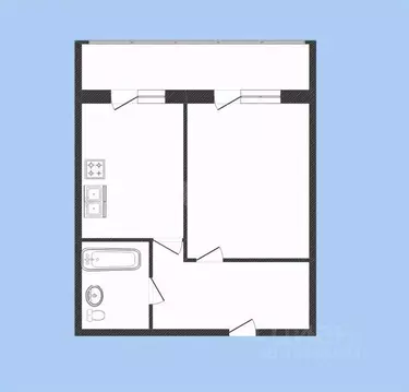 1-к кв. Костромская область, Кострома пос. Октябрьский, ул. ...