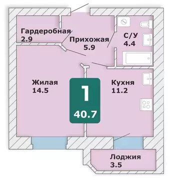 1-к кв. Чувашия, Чебоксары Новый Город мкр, Время жить жилой комплекс ...